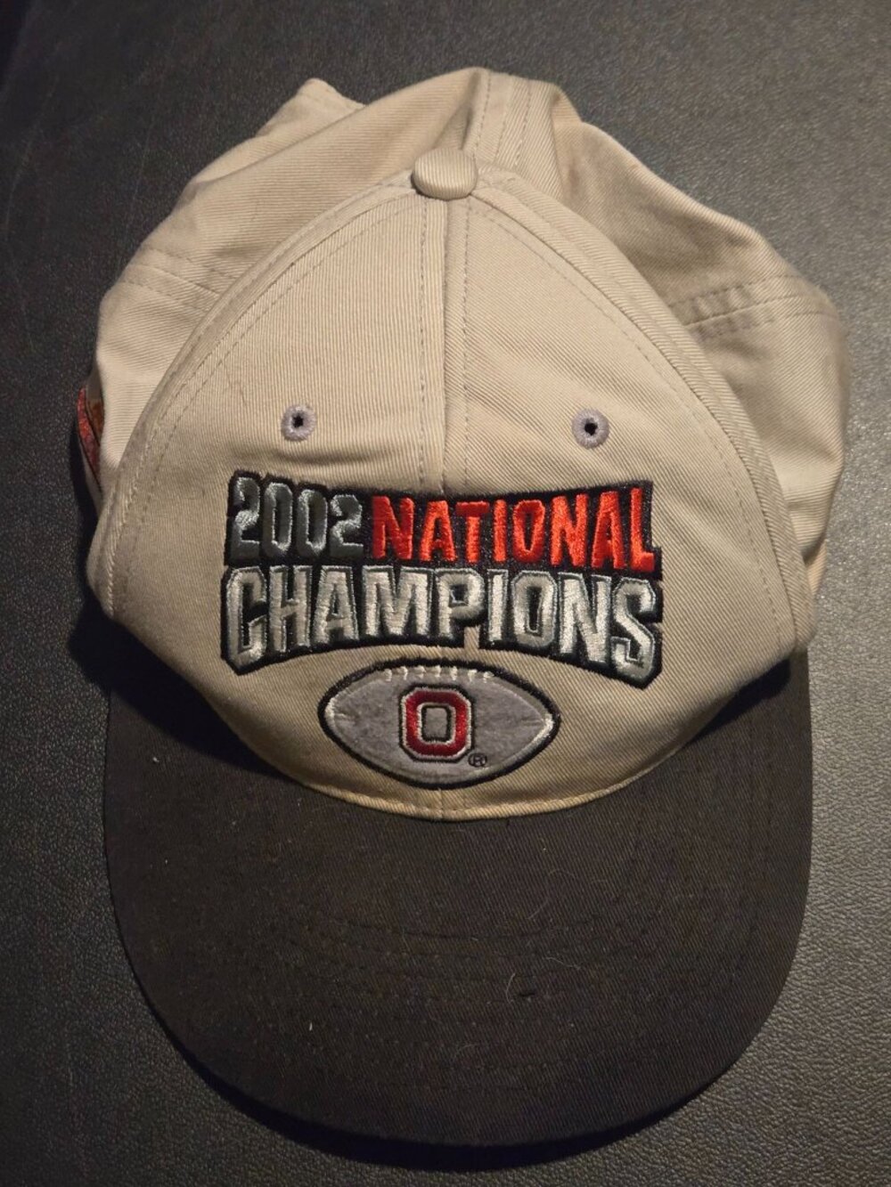 Nike Hat Mens Adjustable 2002 National Champions Ohio State Buckeyes Tostitos